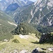 Rückblick auf den bisherigen Aufstieg Ostgrat und den Kammverlauf Kreuzloch