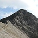 Rückblick auf ersten Geländeabsatz vom Abstieg Kreuzspitze<br />Links im Bild der kurze Kammverlauf zum zweiten Geländeabsatz