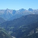 Ausblick auf schöne Berge von der Augsburger Hütte