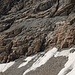 Die Einstiegswand vom Südrand des Grinner Ferner aus herangezoomt.