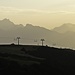 Eigenartige Morgenstimmung, dafür ein interessantes Stillleben einer Bergbahn.