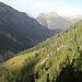 Blick ins Plötzigbachtal vom Aufstieg ins Putzental