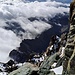 Und dann machten wir uns an den Abstieg, über genau die gleiche Route. 