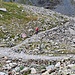 Rechts haltend geht's zum Beginn der Via Attrezzata Colle Sagnette.