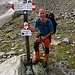 ...den höchsten Punkt zwischen Parkplatz und Hütte erreicht hat, den Colle del Viso.