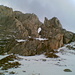 K VI, Felsenfenster zum K V, links oben ist noch der Gipfel vom K V im Bild