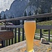 An der Gablonzer Hütte gab es noch eine Bier-Neuentdeckung für mich (Kobersdorfer Schlossbräu - Bio Weizen) und für den ordentichen Preis wurde auch ordenlich vom Fass eingeschenkt ;).