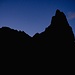 Die wunderbare Silhouette der zwei höchsten Gipfel der abgelegenen Palagruppe. 