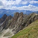 Nach dem Ausstieg aus der Wand liegt die Rote Säule bereits tief unter uns.