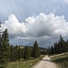 Und wie aus dem Nichts kam hinter dem Bergkamm dieses Wetter hervor und trieb uns Richtung Hütte. Für die Kids war klar, dass muss der Donnerkogel gemacht haben.