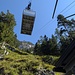 Es soll die steilste Seilbahn Österreichs sein. Die Fahrt dauert gefühlt keine 5 Minuten.