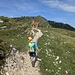 Hinten das Ziel: Wieslerhorn.