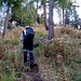 Un ripido strappo nel bosco