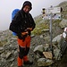 Hoffnung auf die Punta Roma keimte auf, einen weiteren Dreitausender in der gleichen Kette, die wurden aber durch noch einmal stärkeren Regen kaputtgemacht, gerade am Abzweig zum Gipfel.