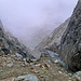 Abstieg durch das Couloir del Porco