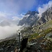 Von da an hielten wir uns an Abzweigen stets rechts, den kürzesten Zugang zum Rifugio Giacoletti wählend.