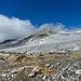 Blick hinüber zur Schwarzen Wand und zum eingenebelten Rainerhorn.