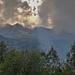 uno sguardo alle montagne da cui siamo scesi