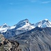 Rimpfischhorn & Co von der Gandegghütte