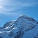 Breithorn im Zoom von der Gandegghütte aus