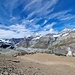 Blick im Aufstieg zur Hörnlihütte zur Dent Blanche