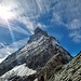 Blick über den gut gestuften Hörnligrat von der Hörnlihütte aus