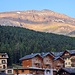 <b>Santa Caterina Valfurva, ore 7.29: panorama dalla camera d'albergo. Evviva, il cielo è sereno, si parte!</b>