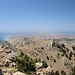 Blick nach Westen, ganz hinten erahnt man die Halbinsel von Kefalos