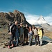 Obligates Foto unserer Trekkinggruppe beim Riffelsee mit dem Cervino 