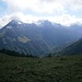 Verschneite Bergkette bei den Hohen Köpfen 