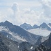 Links der Schneeglockengletscher, der wie in den letzten Jahren im Spätsommer ausgeapert ist, zumindest betreffend den Schneeglocken-Normalweg