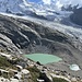 Tiefblick zum Gornersee 2592m