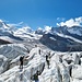 Herrliche Ambiance auf dem Gornergletscher