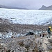 Abstieg zum Grenzgletscher