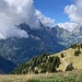 Blick im Abstieg Richtung des nicht sichtbaren Plöckenpass