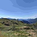 Sentiero in discesa, poco dopo la cima