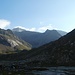Unterwegs zur Zopetscharte mit Seitenblick auf die gestrigen Gipfel