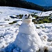 Schneeemann auf der Vorder Höhi