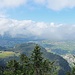 ca. nach 30 Minuten Pause lichtet sich der Nebel etwas, - aber nicht für lange.