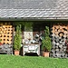 mit schöner Holzfassade und "aussen" Kochherd