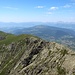 Blick über den Crête des Barres, den wir gleich absteigen werden.