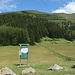 Blick vom Parkplatz St-Honoré 1500 zum Tabor