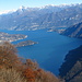 Panorama dal Monte Comana.