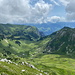 Im Aufstieg zum Kaiseregg - Seitenblick während des Schlussaufstiegs in die Walop.