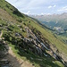 Schöner, aber langer Abstieg nach Obergurgl. 