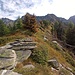 sulla cima di Meri l'inizio della cresta 