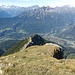 vista sulla cresta percorsa dal p.zo di Bronzo
