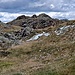 Am Getrumjoch: Beginn der Kammwegs, der später zu einem Gratweg wird.