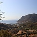 Blick hinab zum Meer