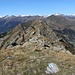 Blick auf den weiteren Gratverlauf